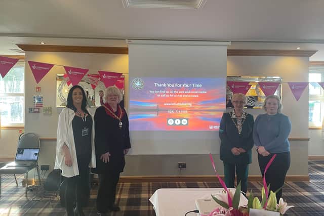 From left: Natalie Kirk, founder of Billy's Lifeline, Cllr Margaret Peacock, Deputy Mayor of South Tyneside, Gladys Hobson, Deputy Mayoress of South Tyneside and Emma Lewell-Buck, MP for South Shields, at the Billy's Lifeline launch event.