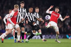 Newcastle United midfielder Joe Willock scored on his return from injury. (Photo by Julian Finney/Getty Images)