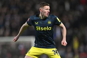 Newcastle United midfielder Elliot Anderson. (Photo by Stu Forster/Getty Images)