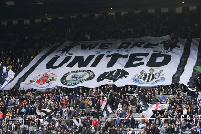 St James' Park is set to unveil a world exclusive by playing the first recording of the iconic 'Going Home' (Local Hero) re-release by Mark Knopfler and some of the world's greatest musicians of all time. (Photo by Stu Forster/Getty Images)