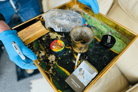 A house was raided in South Shields as part of a Cannabis investigation