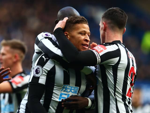 Former Newcastle United striker Dwight Gayle. (Photo by Clive Rose/Getty Images)
