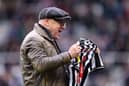 Singer-songwriter, Mark Knopfler poses for a photo prior to the Premier League match between Newcastle United and Wolverhampton Wanderers at St. James Park on March 02, 2024 in Newcastle upon Tyne, England. (Photo by George Wood/Getty Images)