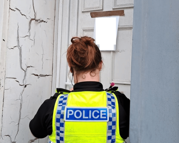 A full closure order has been served on a Gateshead property. Photo: Northumbria Police.