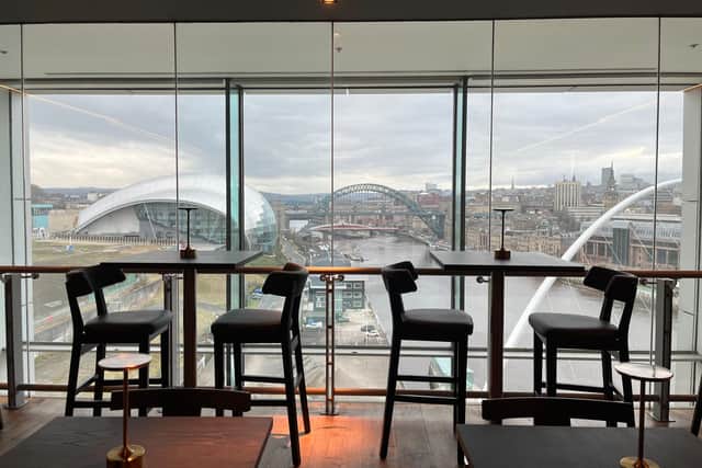 The views from Newcastle Quayside's SIX restaurant are to die for.