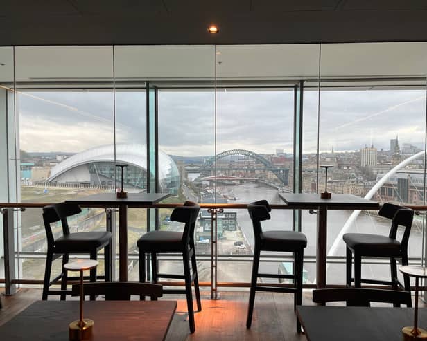 The views from Newcastle Quayside's SIX restaurant are to die for.