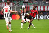 AC Milan winger Rafael Leao. Leao has recently been linked with a move to Newcastle United.