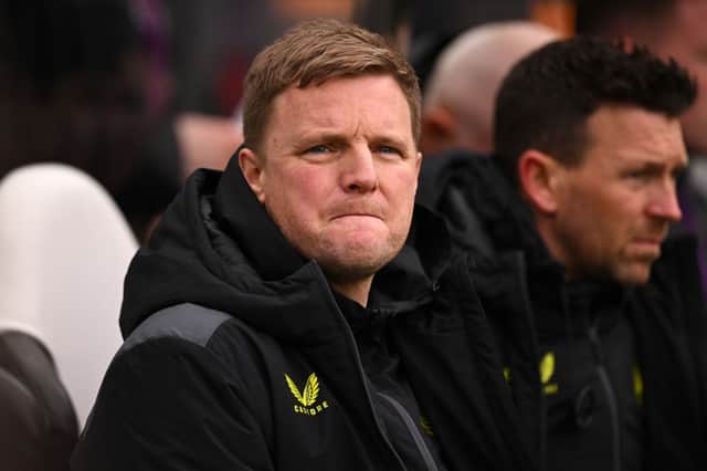 Newcastle United head coach Eddie Howe.