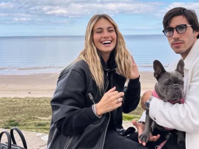 Juliette Pastore is the long-term girlfriend of Italian player Sandro Tonali. Juliette is a fashion designer with her own clothing brand named J24 Club. The couple have a little French Bulldog.