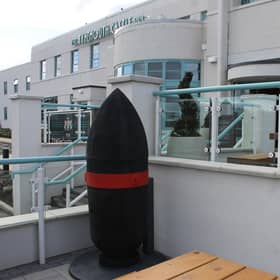 The bomb has returned to pride of place in Tynemouth