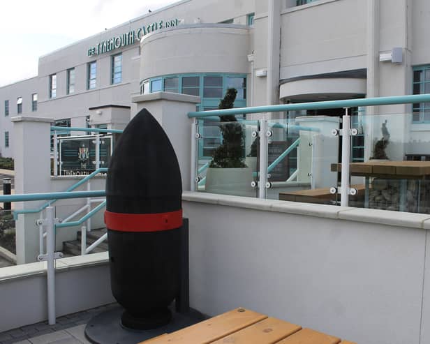 The bomb has returned to pride of place in Tynemouth