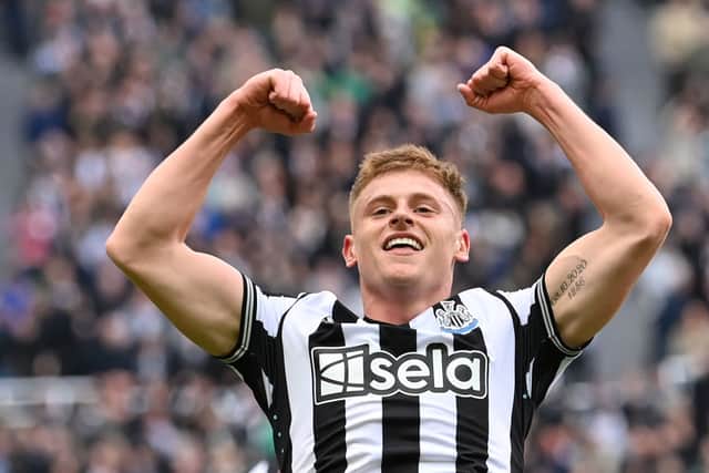 Newcastle United winger Harvey Barnes. (Photo by Stu Forster/Getty Images) (Photo by Stu Forster/Getty Images)