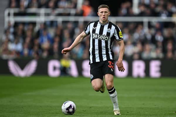 Newcastle United attacking midfielder Elliot Anderson. (Photo by PAUL ELLIS/AFP via Getty Images)