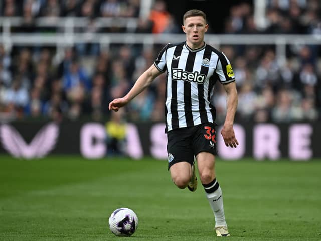 Newcastle United attacking midfielder Elliot Anderson. (Photo by PAUL ELLIS/AFP via Getty Images)