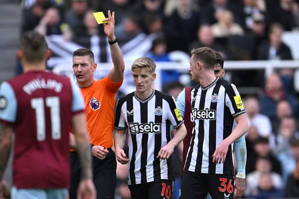 Anthony Gordon was sent off and earned two penalties for Newcastle United against West Ham