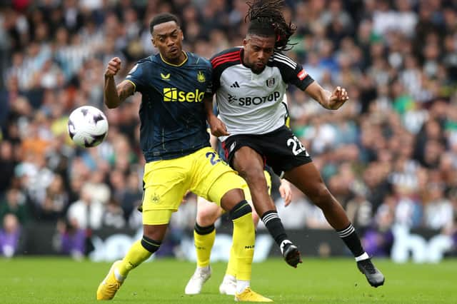 Joe Willock was substituted in the first half of Newcastle United's win over Fulham.