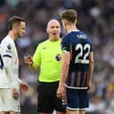 James Maddison (left) gets a ticking off after colliding with Ryan Yates on Sunday