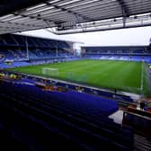 Goodison Park, the home of Everton FC