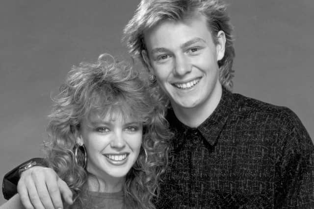 Kylie Minogue and Jason Donovan - huge stars of Neighbours.