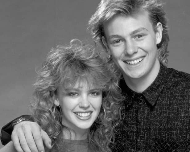 Kylie Minogue and Jason Donovan - huge stars of Neighbours.