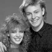 Kylie Minogue and Jason Donovan - huge stars of Neighbours.
