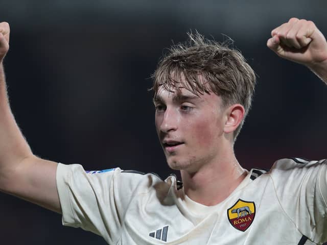 Roma centre-back Dean Huijsen, on loan from Juventus