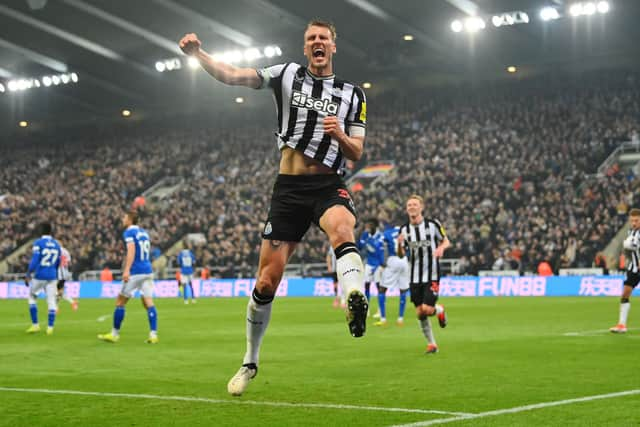 Newcastle United stand-in captain Dan Burn. (Photo by Stu Forster/Getty Images)