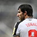 Newcastle United midfielder Sandro Tonali