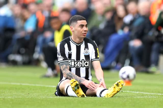 Newcastle United forward Miguel Almiron