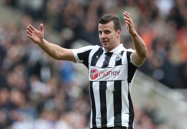 Steven Taylor during his Newcastle United playing days