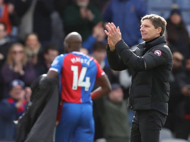 Crystal Palace manager Oliver Glasner. (Photo by Henry Browne/Getty Images)