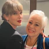 Taylor Swift and Denise Welch.