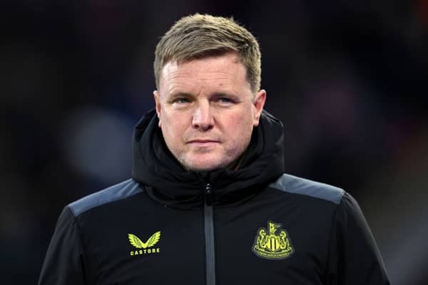 Newcastle United head coach Eddie Howe. (Photo by Justin Setterfield/Getty Images)
