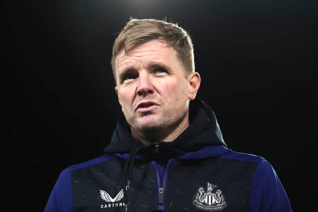 Eddie Howe pictured in January 2022, when Newcastle United expressed interest in Mehdi Taremi