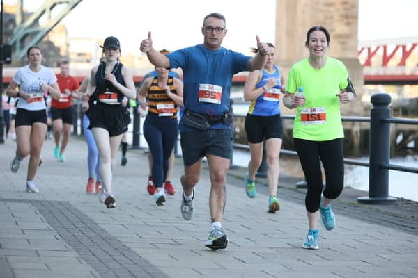Runners taking part in the Newcastle-Gateshead Quayside 5k. Organisers have hailed the event as a success. Photo: Other 3rd Party.