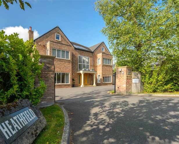 Heathfield, at Tranwell Woods, near Morpeth, is on the property market for a guide price of £1,950,000. Photo: Bradley Hall (via Rightmove).