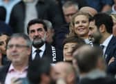 Chairman of Newcastle United, Yasir Al-Rumayyan and Amanda Staveley, Part-Owner of Newcastle United. (Photo by Ian MacNicol/Getty Images)