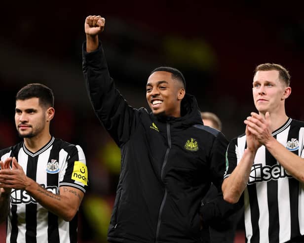 Joe Willock's strike earned Newcastle United a 3-0 win in the Carabao Cup against Man Utd back in November.