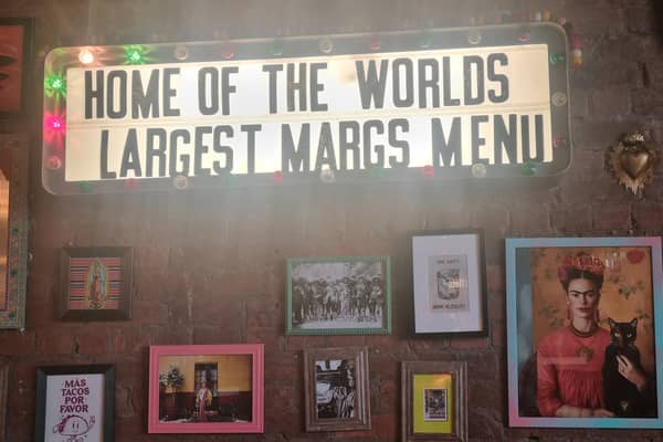 NewcastleWorld got to try out the 'world's largest margs menu' at El Guapo.