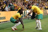 Newcastle United signed Garang Kuol from Central Coat Mariners last year. (Photo by Mark Kolbe/Getty Images)