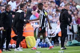 Newcastle United striker Alexander Isak. (Photo by Stu Forster/Getty Images)