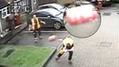 Gas cannister exploded after being incorrectly thrown out with household rubbish