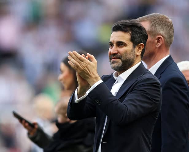 Newcastle United co-owner Mehrdad Ghodoussi. (Photo by George Wood/Getty Images)