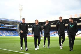 Elliot Anderson, Matt Ritchie, Sean Longstaff, Dan Burn and Paul Dummett of Newcastle United. (Photo by Justin Setterfield/Getty Images)