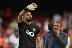 Newcastle United have been linked with a move for Valencia goalkeeper Giorgi Mamardashvili. (Photo by Alex Caparros/Getty Images)