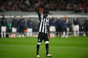 Newcastle United winger Garang Kuol. (Photo by Morgan Hancock/Getty Images)