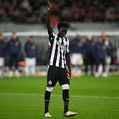 Newcastle United winger Garang Kuol. (Photo by Morgan Hancock/Getty Images)