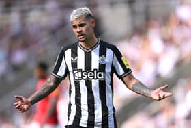Newcastle United midfielder Bruno Guimaraes