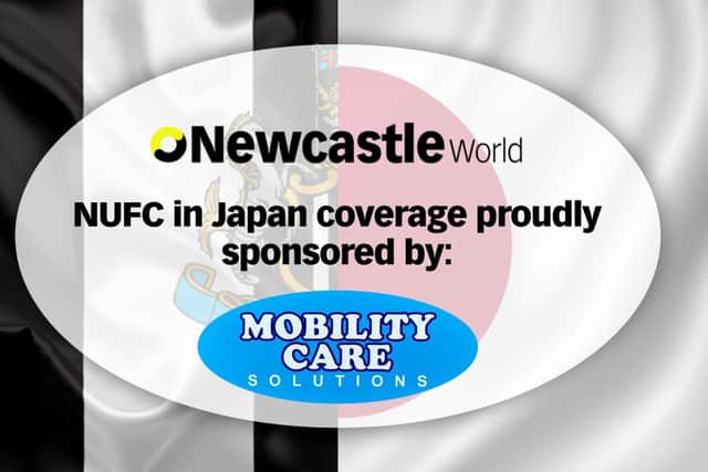 Newcastle United in Japan: NewcastleWorld coverage is sponsored by Mobility Care Solutions.