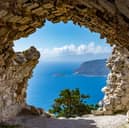 View from ruins of a church in Monolithos castle, Rhodes island, Greece. Image: Tomasz Czajkowski/stock.adobe